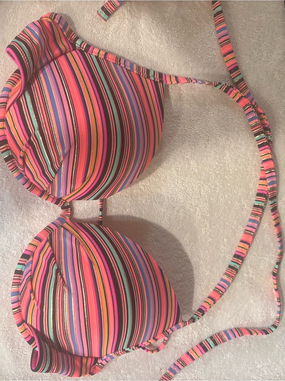 Victoria's Secret Pink and White Branded Tag